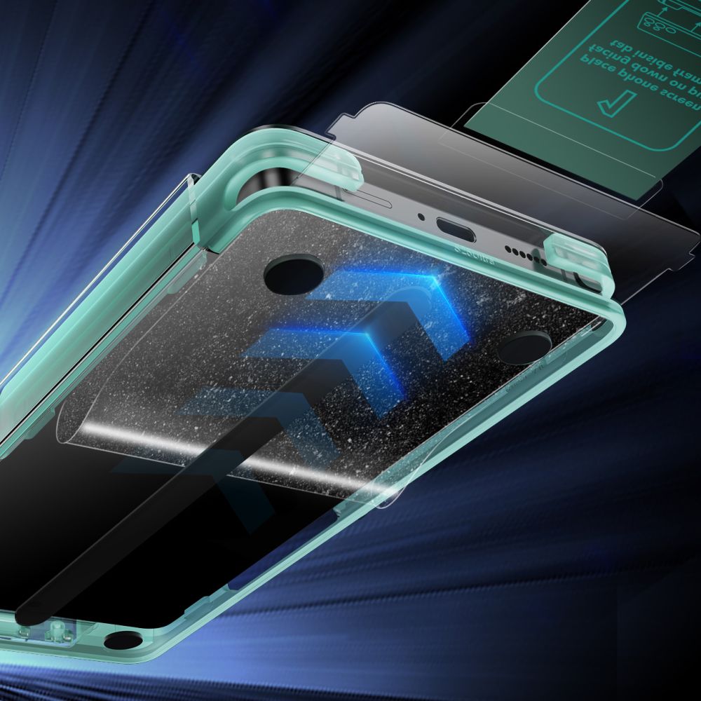Set 2 folii protectie Case Friendly ESR Tempered Glass compatibil cu Samsung Galaxy S25 Ultra Clear