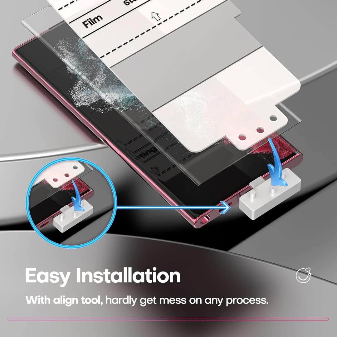 Folii din sticla pentru Samsung Galaxy S22 Ultra set 4 buc, 2 protectii pentru ecran si 2 protectii a camerei