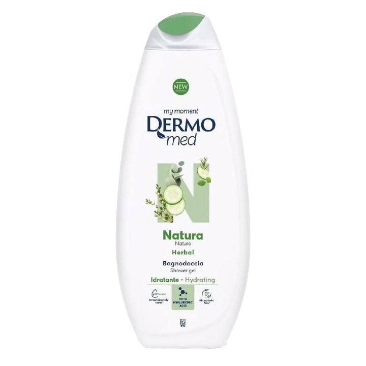Gel de dus Dermomed Herbal Natura 650ml