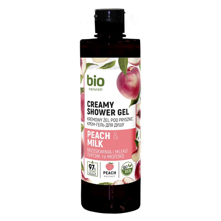 Organic Naturell Peach&Milk tusfürdő 473ml