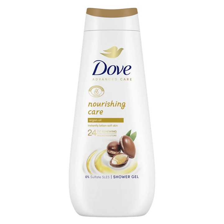 Gel Dus Dove Nourishing Care Argan Oil 400ml
