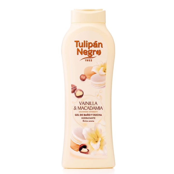 Gel Dus Tulipan Negro Vanilla Macadamia 650ml