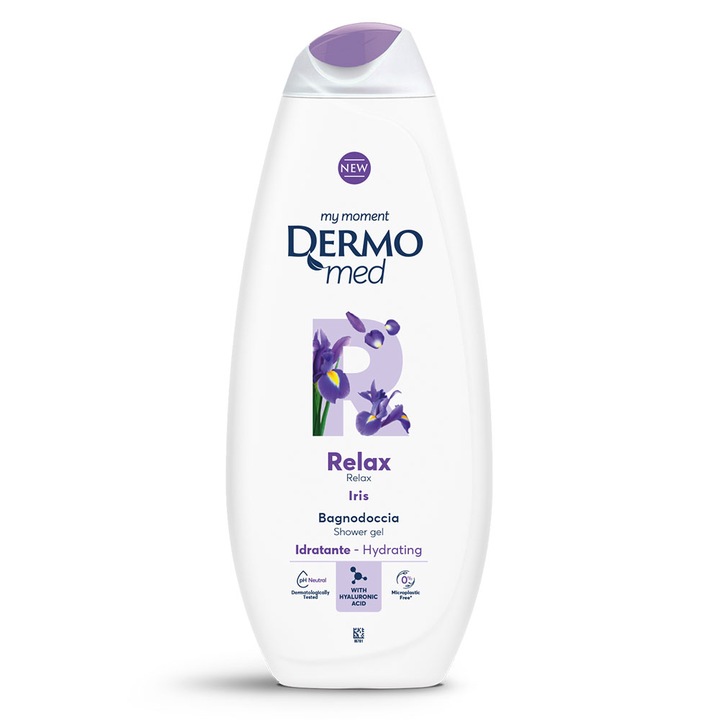 Dermomed Talc Iris tusfürdő 750ml