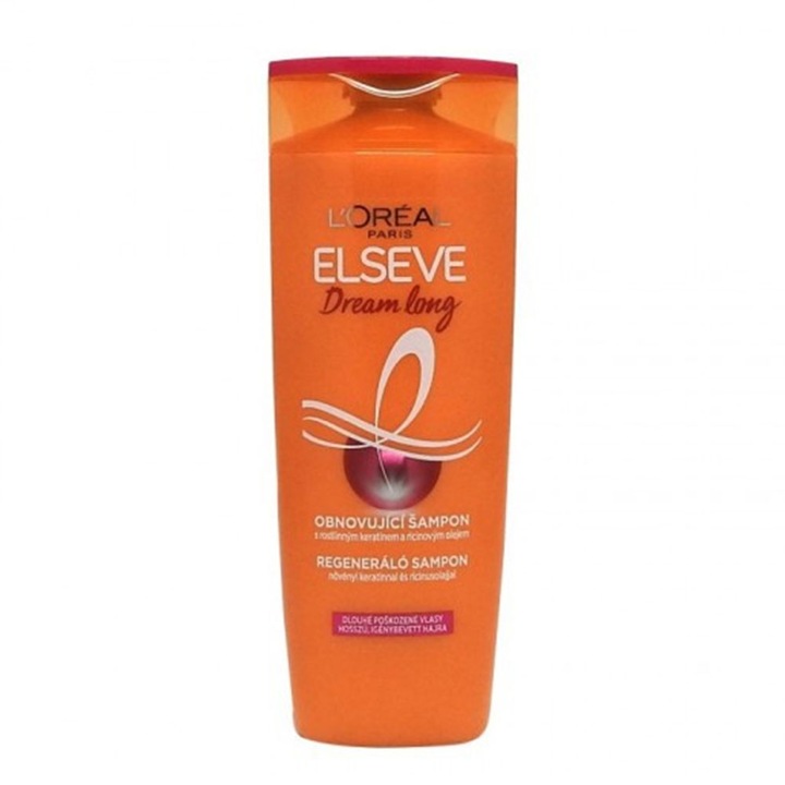 Sampon L'Oreal Elseve Dream Long Reparator Keratina Vitamine Ulei de ricin 400ml
