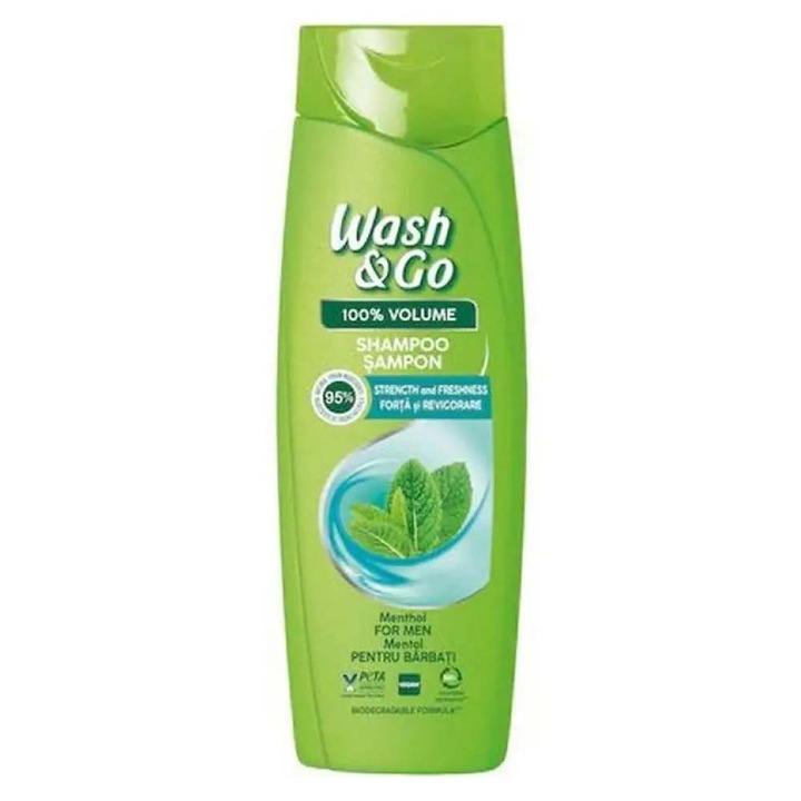 Sampon Wash&Go Menthol Men 360ml