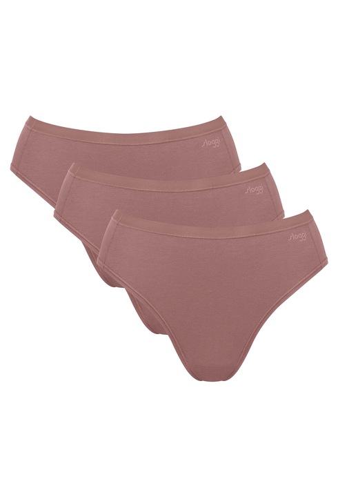Sloggi, Бикини GO Daily, 3 чифта, Кафяв
