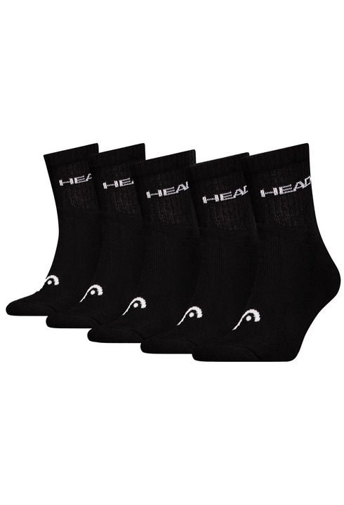 Head, Унисекс дълги чорапи - 5 чифта, Черен