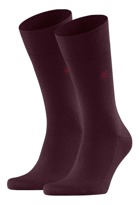 Burlington, Set de sosete din amestec de lana - 2 perechi, Rosu inchis, 40-46