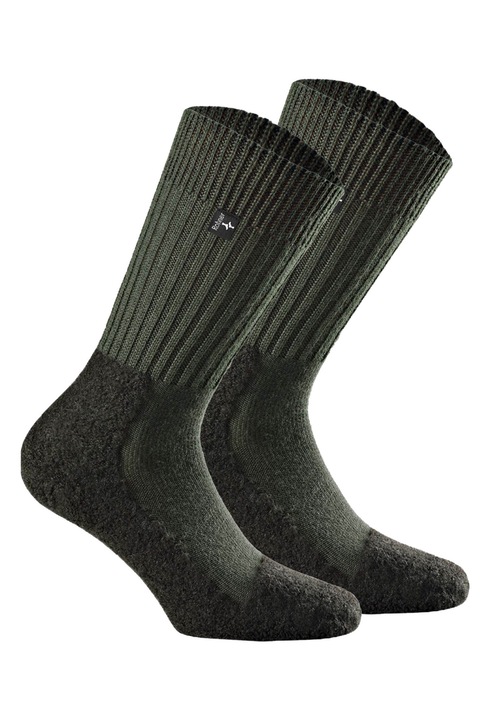 Rohner advanced socks, Set de sosete lungi unisex din amestec de lana pentru trekking - 2 perechi, Verde