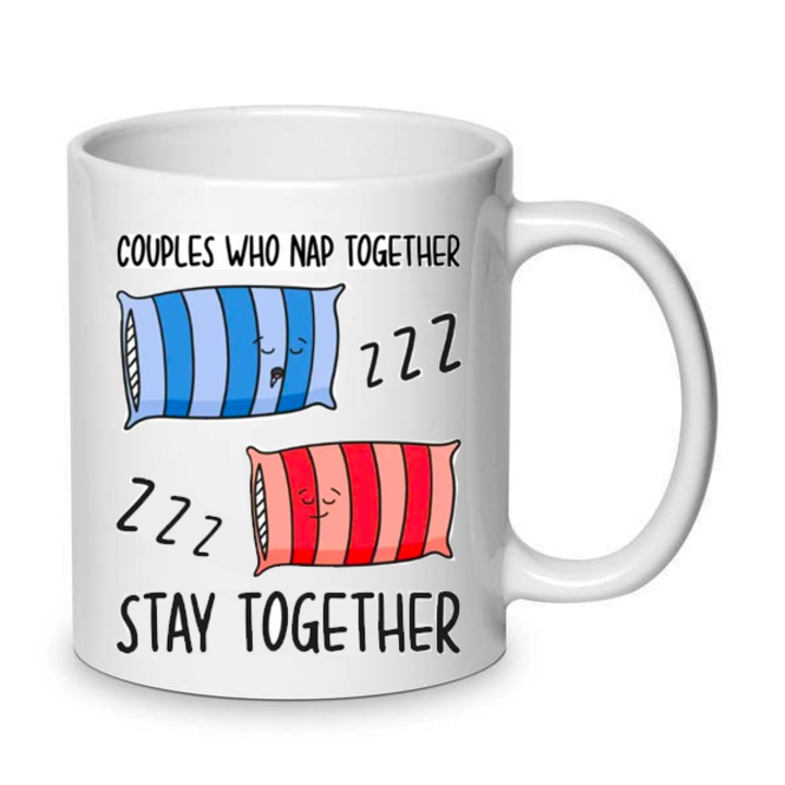 Чаша Chn, керамична, многоцветна, 330 мл