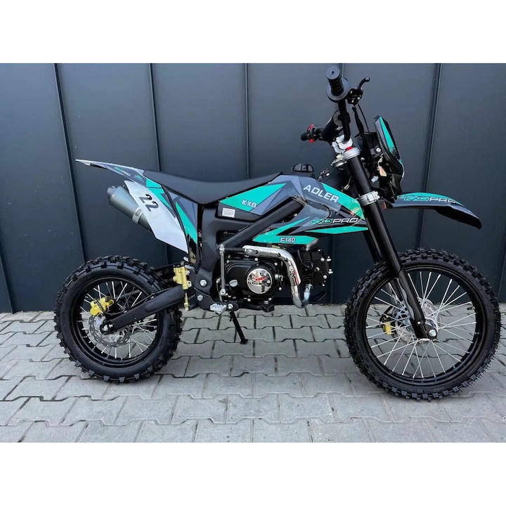 Motocicleta, KXD, 609 125cc E+K Roti 17" 14" 4T Pornire La Buton, Verde