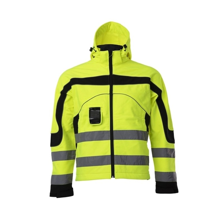 Работно яке Würth Softshell Hi-Vis Fluo, Сигнално, Полиестер, Размер XL