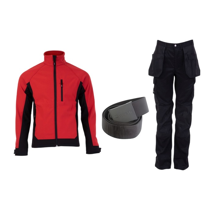 Работен комплект Würth Work Pro Set, Яке с панталон и колан, Размер L