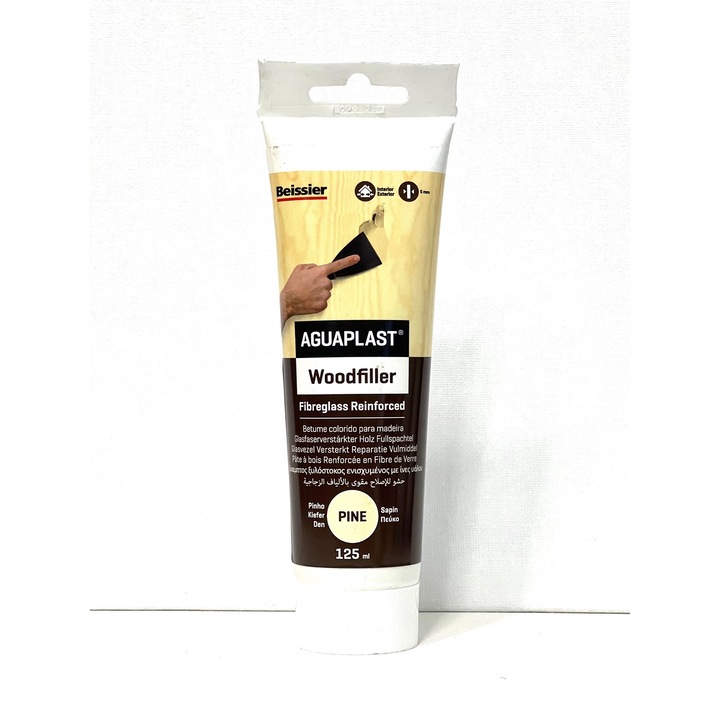 Chit lemn fibra de sticla Aguaplast, pin tub 125ml