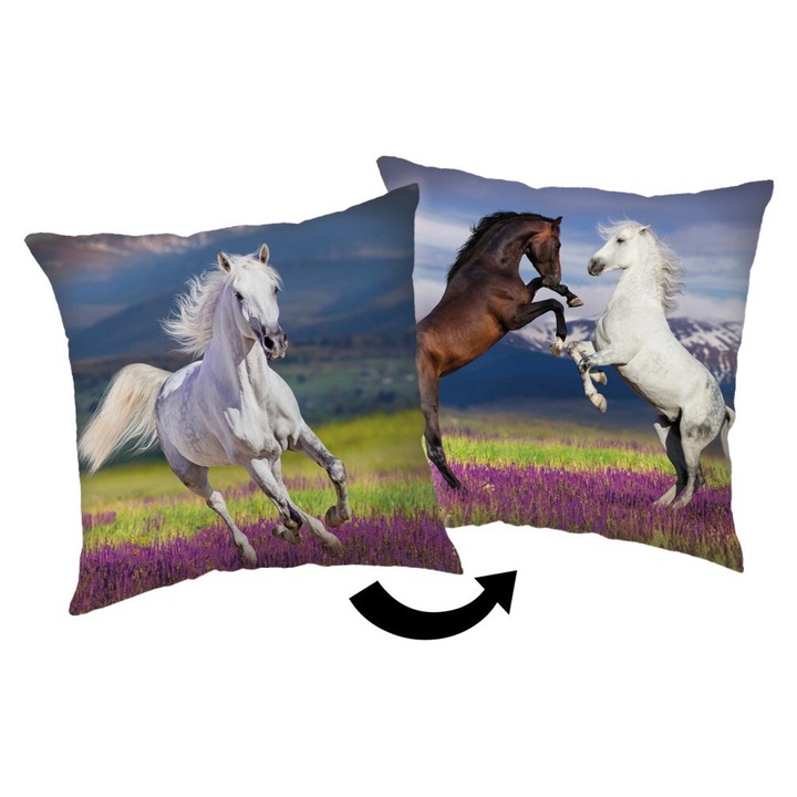 Perna Horse Meadow, perna decorativa 40x40 cm