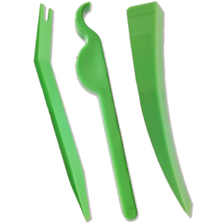 Set pene de lacatus pentru extinderea usilor auto, 3 buc, Verde