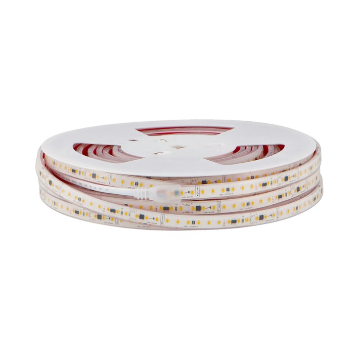 Banda LED 220V SMD2835 Ruzok Ledme, 17W/m IP67, 3000K, rola 20 metri