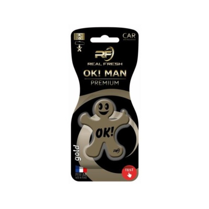 Odorizant auto Real Fresh, OK!MAN Premium Polimer Gold