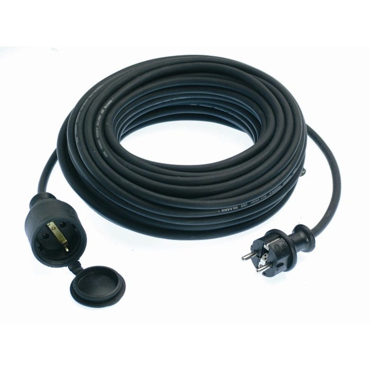 Удължител с щепсел и съединител 60310, 10 m, H05RR-F 3 x 1,5 mmp