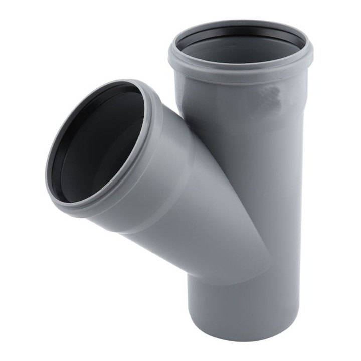 Ramificatie PP HTEA, pentru scurgere, D 32 x 32 mm, 45 grade