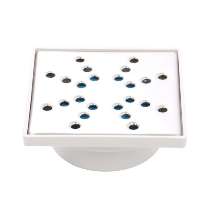 Sifon pardoseala PP + gratar inox 150 x 150 mm, iesire D 110 mm