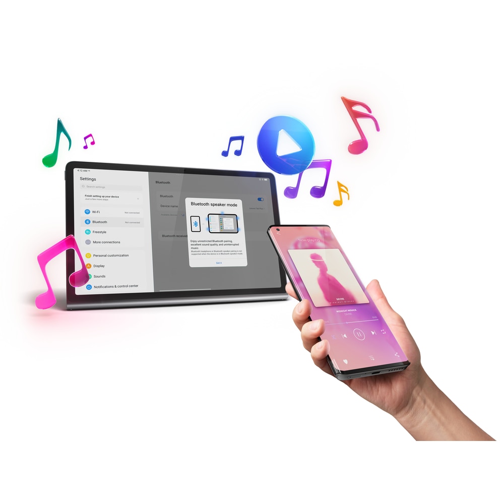 Tableta Lenovo Tab Plus, Procesor MediaTek Helio G99, Ecran 2K 11.5", 8GB RAM, 128GB Flash, 8MP, Wi-Fi, Bluetooth, GPS, Android + Husa Sleeve Gri