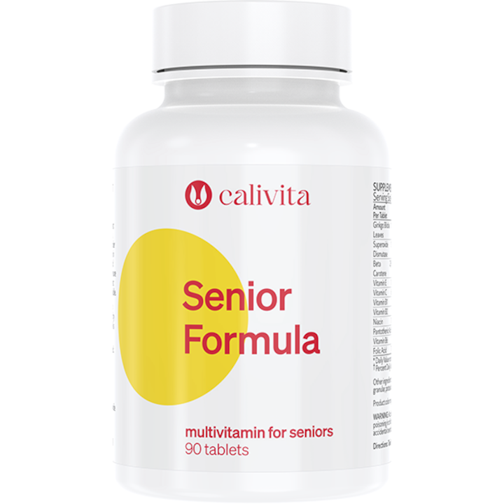 Senior Formula Complex Multivitamine pentru Varstnici (90 Tablete) - Calivita