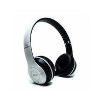 casti wireless open p47 stereo headphones fm radio mp3 player microfon incorporat port micro sd alb imagen 4_0_
0