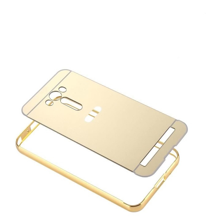 Iberry Gold Mirror Aluminium Bumper Case за Asus ZenFone 2 Laser 5.0 ZE500KL