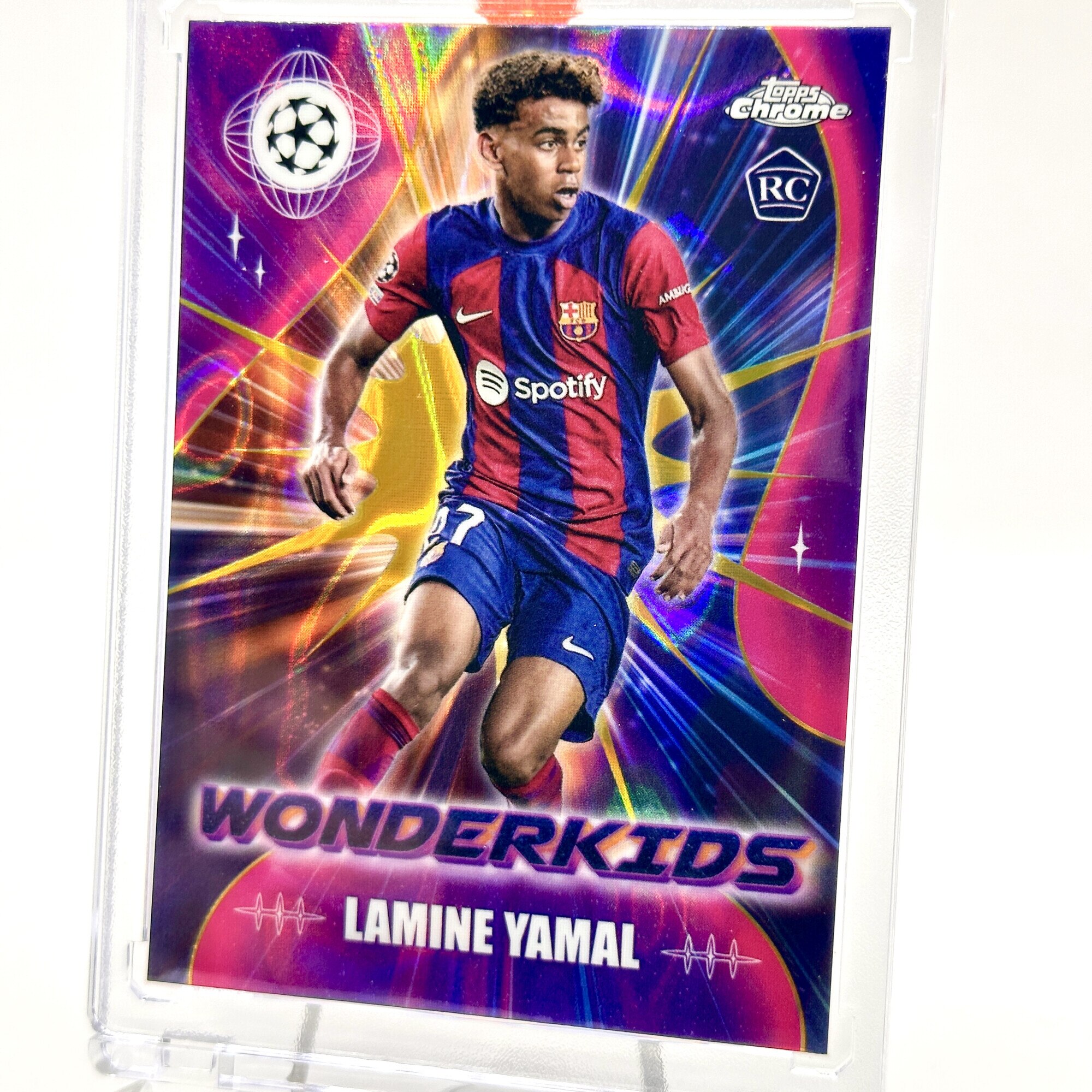 Cartonas de fotbal Topps Lamine Yamal 2023-24 Topps Chrome UCC