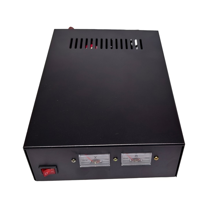 Sursa alimentare statii radio Powertronik 13.5V 10A 230V port backup acumulatori externi 12V