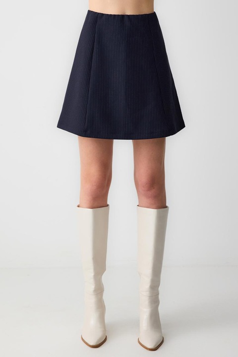 Jimmy Key, Fusta mini cu croiala A, Bleumarin, S