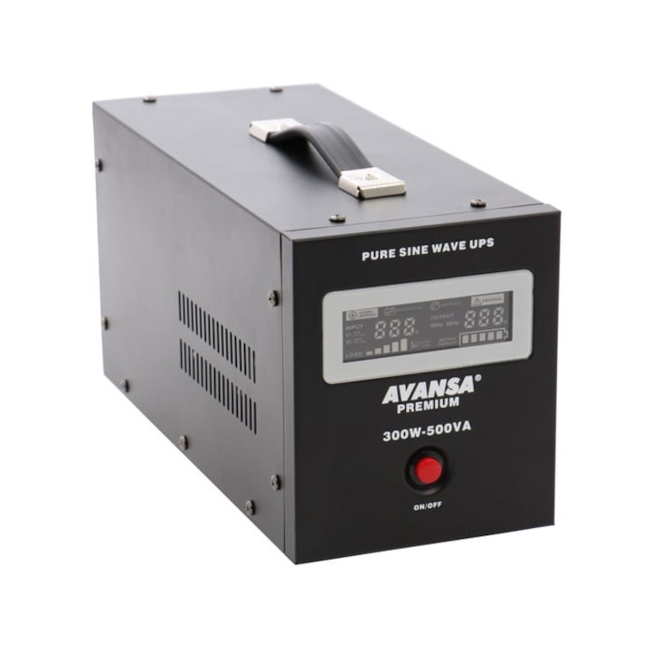 UPS отоплителна централа Avansa, 300 W, 500 VA, 230 V / 12 V, чиста синусоида