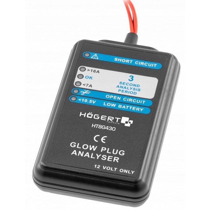 Tester pentru bujii, 12 V, HOGERT, 1.3 m