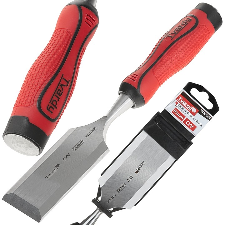 Плоско длето Cr-V за дърво, 51 мм, Tvardy T00531