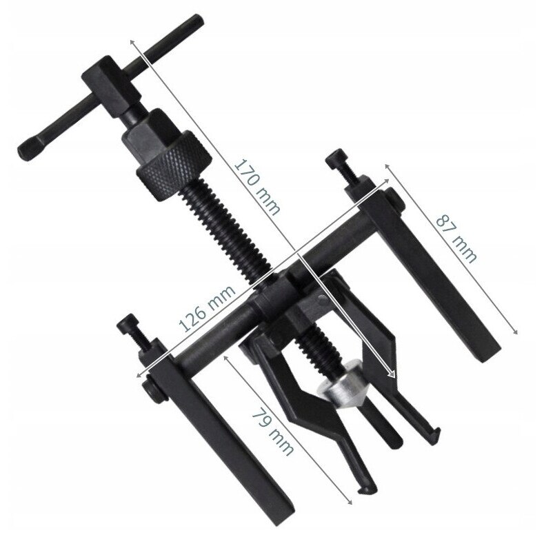 Extractor interior pentru rulmenti, cu trei brate insertie, 12 x 38 mm ...