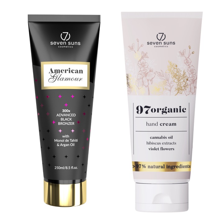 Önbarnító, 7suns, American Glamour 250ml és kézkrém 75ml
