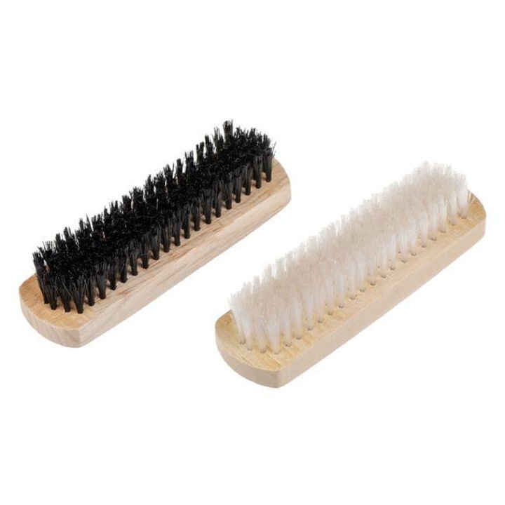 Set Perii din Lemn cu Peri Moi de Curatat Pantofi 4.5x14cm- 2buc