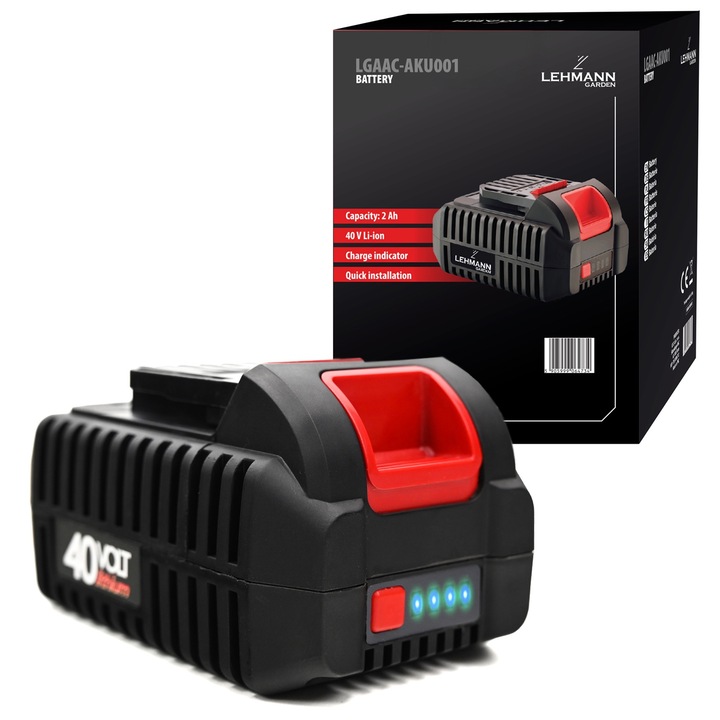 Baterie pentru dispozitivele cu baterii Lehmann 40V, 2Ah, 0.9 kg, Li-On