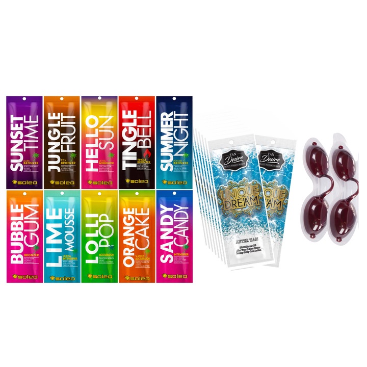 Csomag Soleo Basic tasak 100 db + 20 db Unique Dream + 2 db pohár