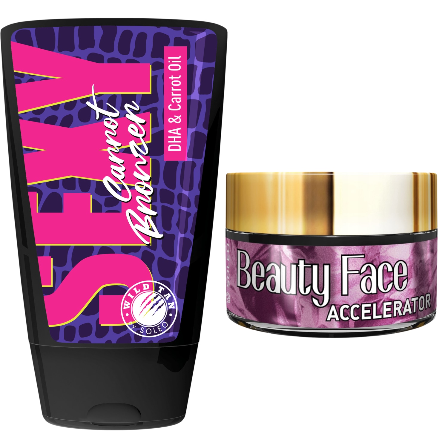 Set autobronzant Sexy Carrot Bronzer 125ml + Accelerator Beauty