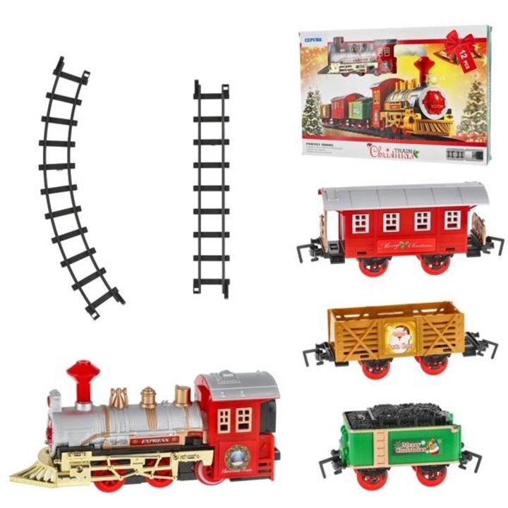 Cepewa, Set de joaca Trenulet de Craciun cu lumini si sunete