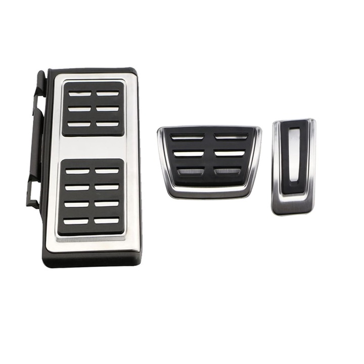 Rozsdamentes sportpedál szett, automata autókhoz Seat Ateca, Leon 3, Tarraco, Cupra dizájn