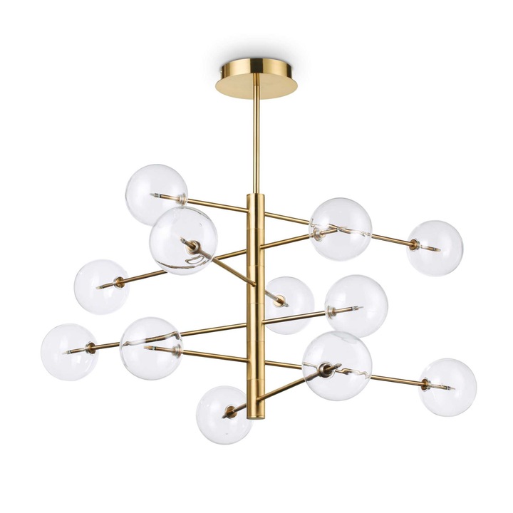 Полилей EQUINOXE SP12, месинг, диаметър 128 см - IDEAL LUX
