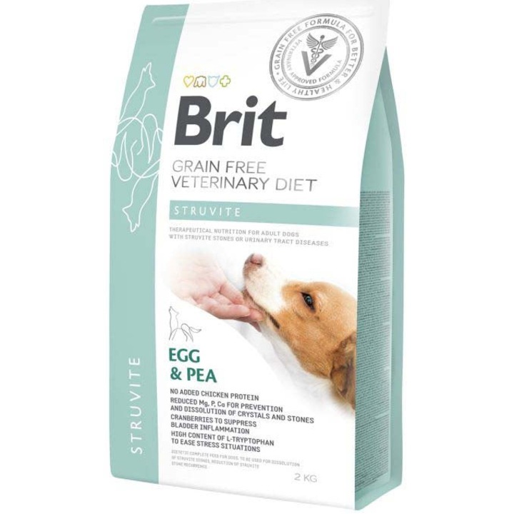 Brit gain Free VD száraz kutyaeledel, Struvit, 2 kg