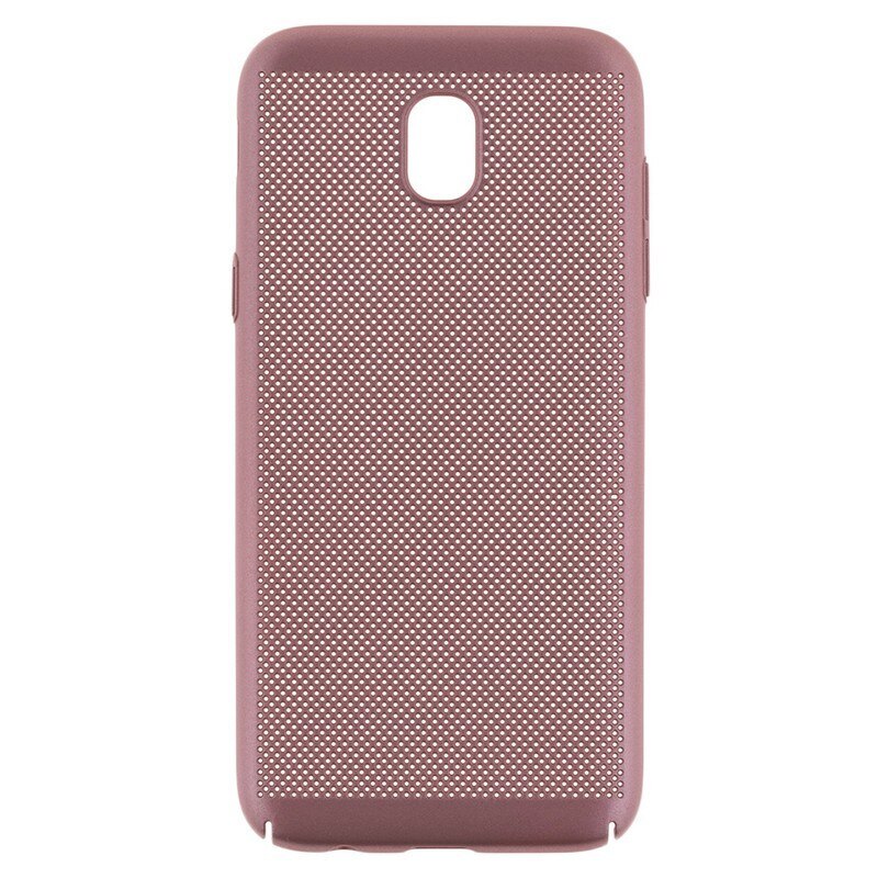 Husa spate EuroCell Air cu perforatii pentru Samsung Galaxy J3 2017, roz