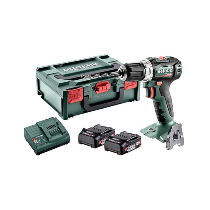 Masina de gaurit si insurubat, Metabo, BS 18 L BL, 18V, 2x2,0Ah Li-Power, 28/65Nm