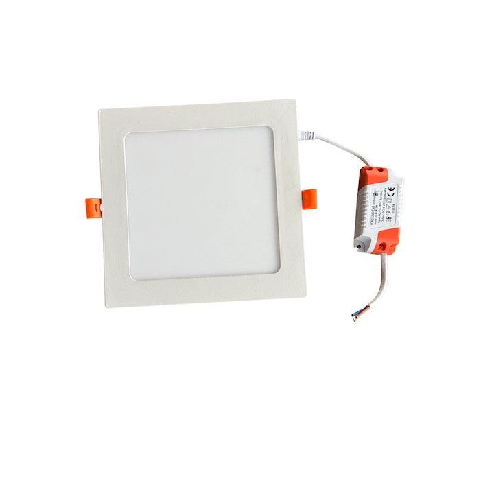 Вграден бял LED панел 170X170 12W 6000K ED-1257