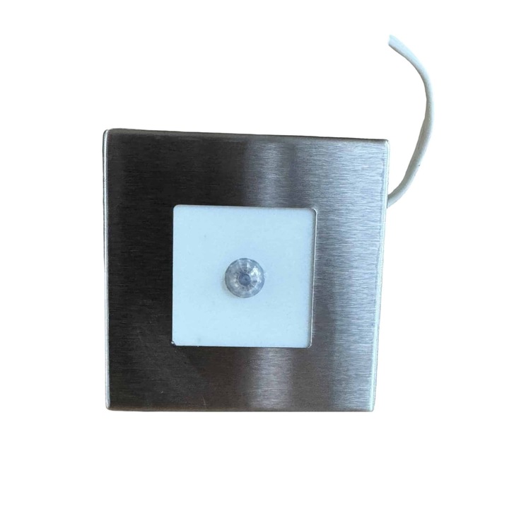 Spot LED patrat cu SENZOR de miscare cu montaj incastrat 0.60W, 6500 K, 225 LM ED-3360