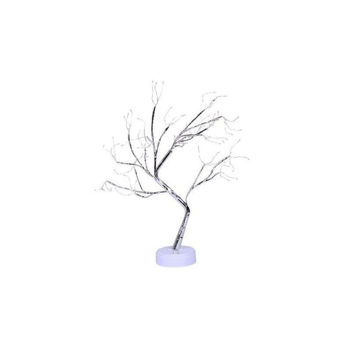 Декоративна LED лампа eMazing с USB захранване и батерии, модел Copper Tree, Multicolor